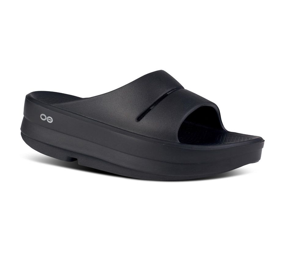 Oofos Women's Oomega Ooahh - Slide Black ( AVOZT-4539 )